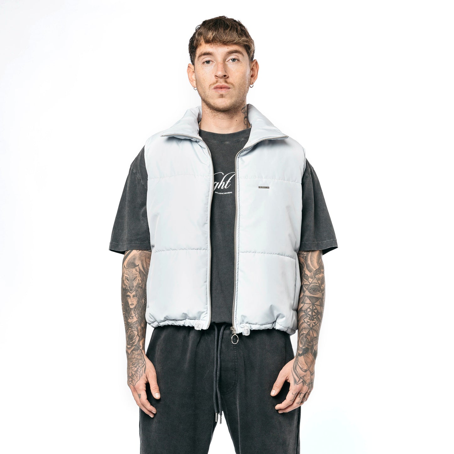 MS Silver Puffer Vest