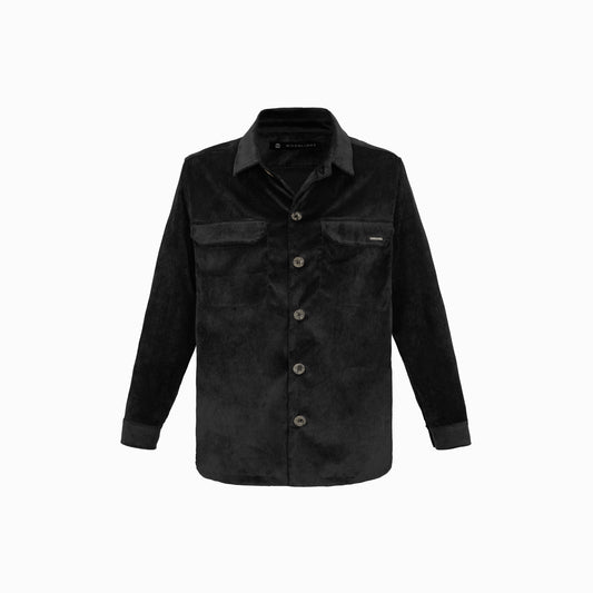 Basic Corduroy Shirt Black